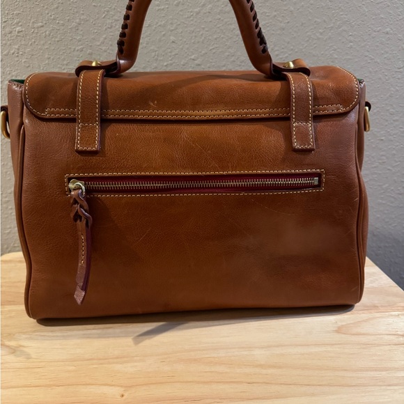 Dooney & Bourke Florentine Flap Tab Satchel - Picture 4 of 15